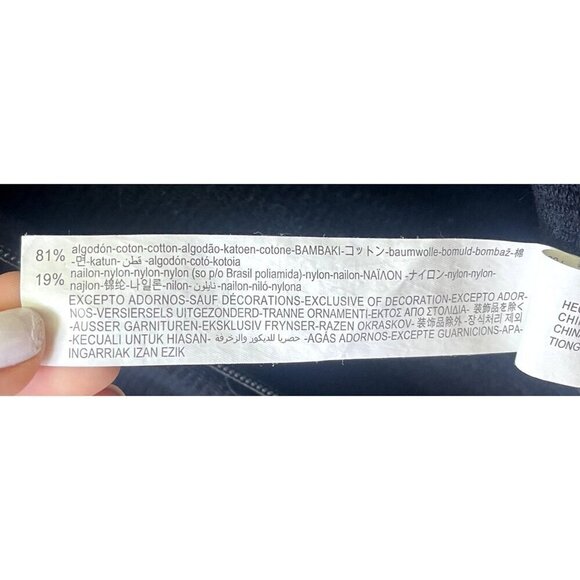 Zara Mens Jacket Size S Long Sleeve Ribbed Black Textured Full Zip Up Casual - Picture 8 of 8